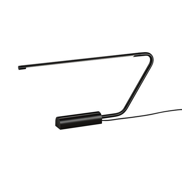 Črna LED namizna svetilka (višina 33 cm) Olea – Trio Select-image-1