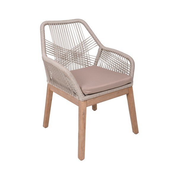 Bež vrtni stol iz masivnega lesa Pomona – Garden Pleasure