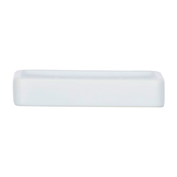 Mat bel keramičen podstavek za milo Wenko Hexa-image-2