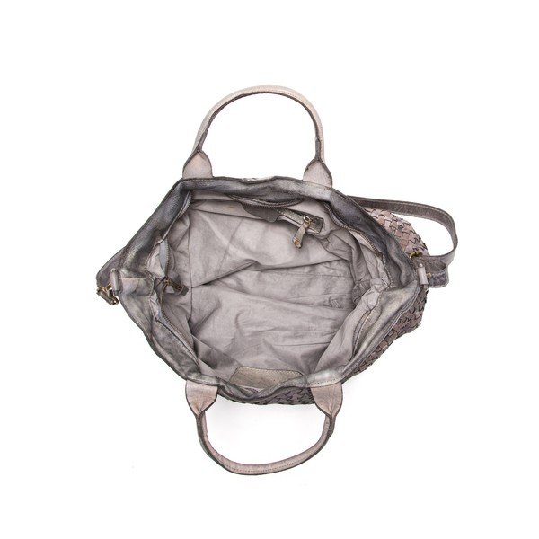 Usnjena torbica Anna Luchini 14 Grigio-image-3