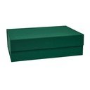 Temno zelena kartonasta škatla za shranjevanje s pokrovom 45x33x15 cm Hako – OYOY Living Design