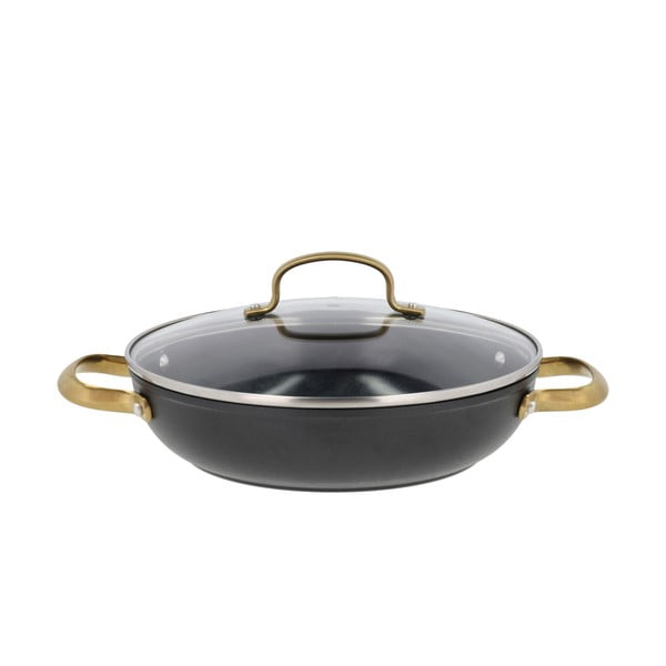 Aluminijast lonec z neprijemljivo površino za indukcijsko ploščo s pokrovko 2,6 l – Holm