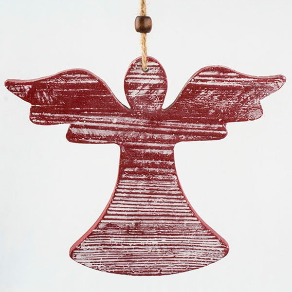 Viseča rdeča dekoracija Dakls Angel