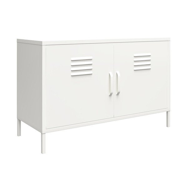 Bela kovinska omarica 100x64 cm Mission District - Støraa-image-2