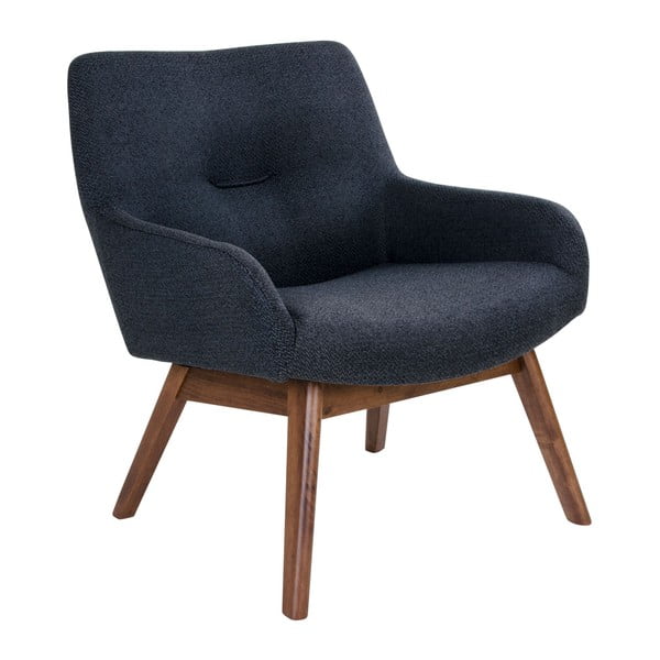 Fotelj iz temnega orehovega lesa House Nordic London