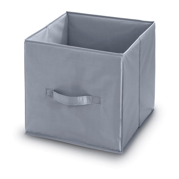 Siva škatla za shranjevanje Domopak, dolžina 32 cm