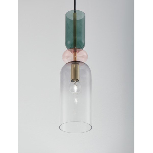 Steklena viseča svetilka v zlati barvi ø 11 cm Murano – Nova Luce-image-1