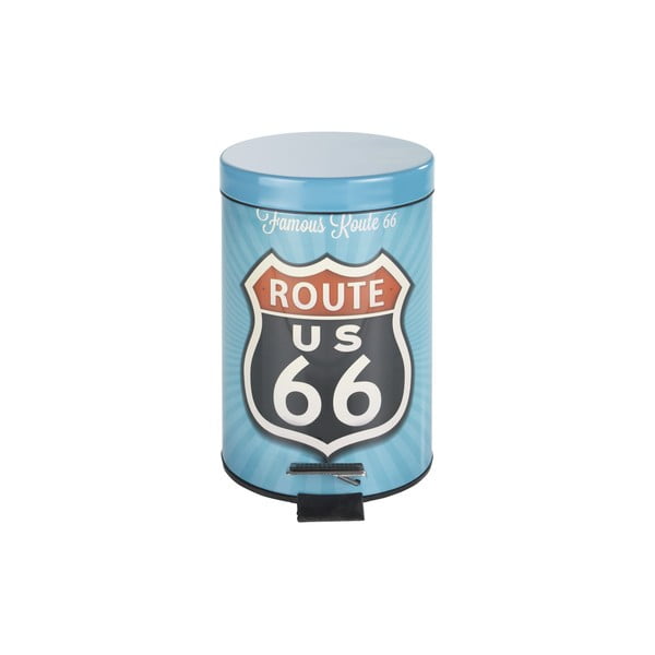 Wenko Retro koš za smeti Route 66 s pedali, 3 l