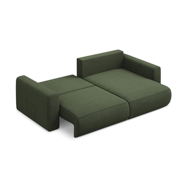 Kaki zelena raztegljiva/s prostorom za shranjevanje kotna sedežna garnitura (desni kot/z ležalnikom) Kapua – Makamii-image-3