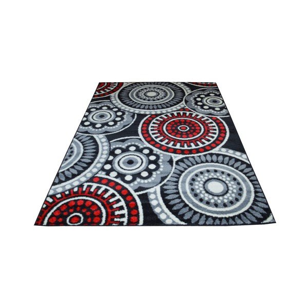 Preproga Flair Rugs Cercles Grey, 200x285 cm-image-1