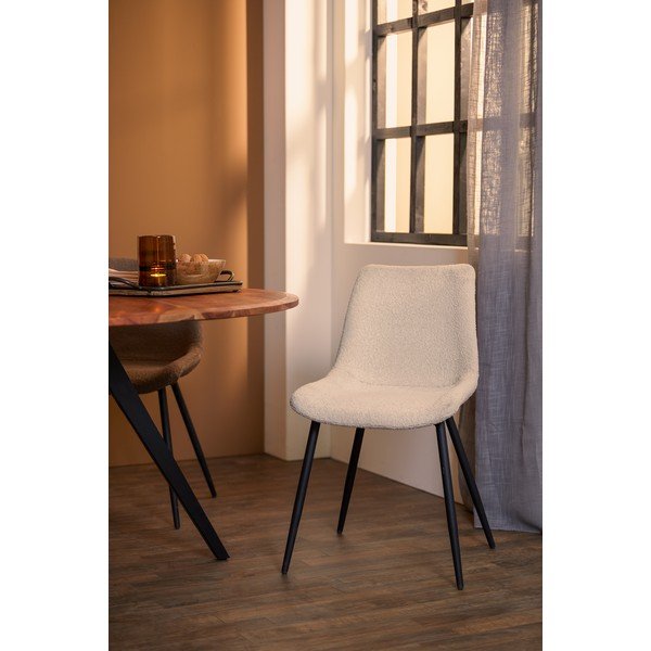 Kremno bel jedilni stol Kate - Light & Living-image-1