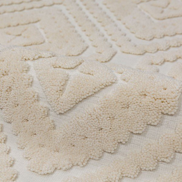 Kremno bela preproga 133x190 cm Diomara – Flair Rugs-image-3