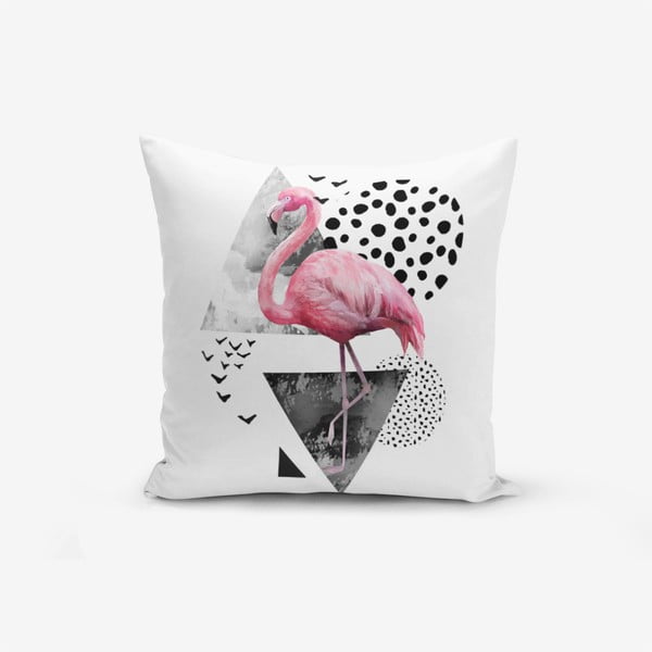 Prevleka za vzglavnik Minimalist Cushion Covers Martı Flamingo, 45 x 45 cm