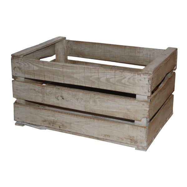 Siva lesena škatla Antic Line Wooden