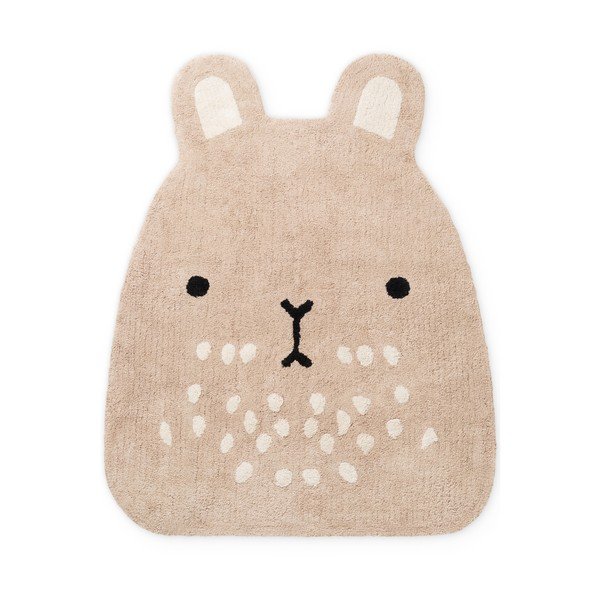 Bež pralna/ročno tkana bombažna otroška preproga 120x152 cm Snuggle Pucki – Hanse Home