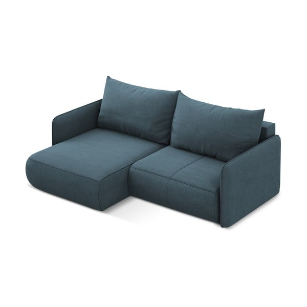 Modra raztegljiva/s prostorom za shranjevanje kotna sedežna garnitura (levi kot) Nanea – Makamii-image-4