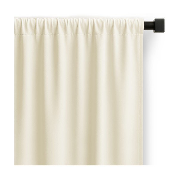 Slonokoščena zavesa za delno zatemnitev 140x270 cm Carli – Restilo