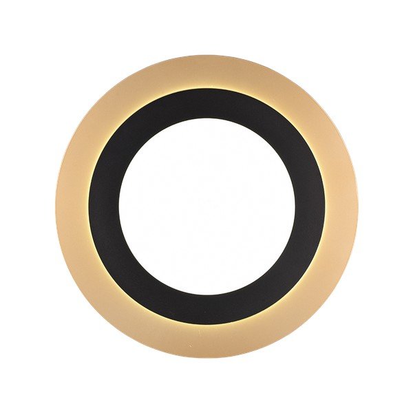 Črna/zlata LED zatemnitvena stropna svetilka ø 45 cm Morgan – Trio-image-2