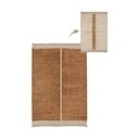 Opečnato oranžna/bež bombažna preproga 140x200 cm Duetto Toffee – Lorena Canals