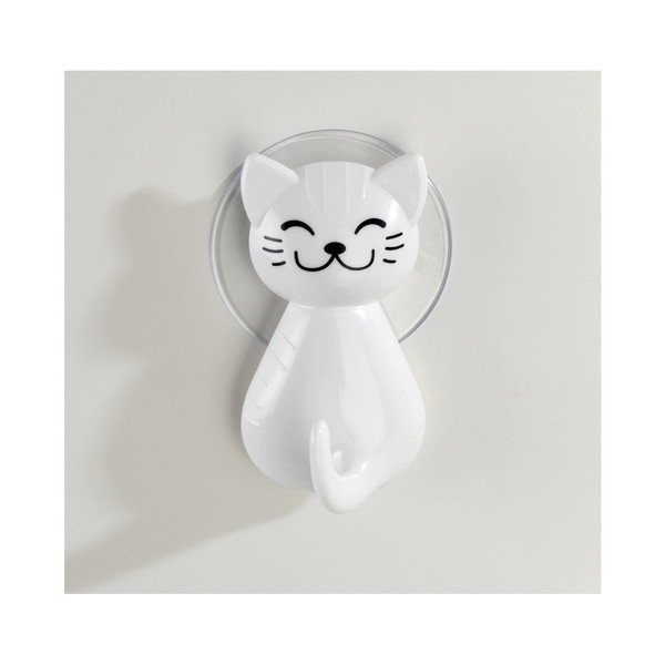 Bel stenski obešalnik Wenko Cat-image-2