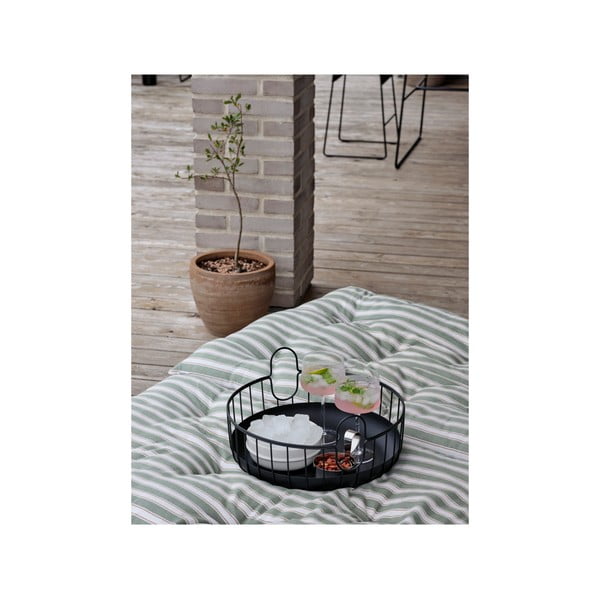 Žična kovinska košara ø 38x18 cm Inu – Zone-image-1