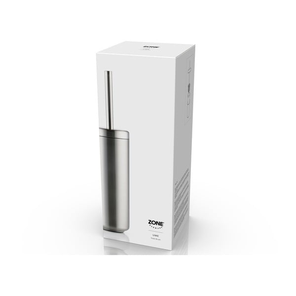 WC ščetka iz nerjavečega jekla v mat srebrni barvi Ume – Zone-image-3