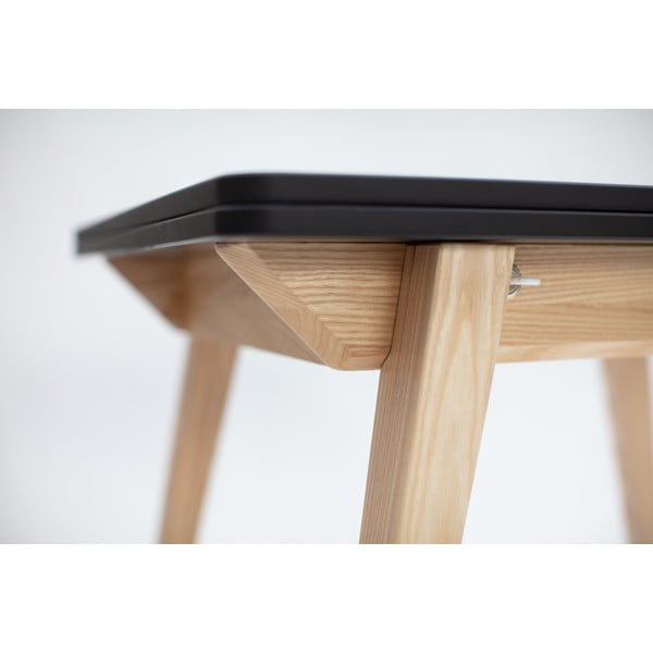Zložljiva jedilna miza s črno ploščo 65x90 cm Envelope - Ragaba-image-1