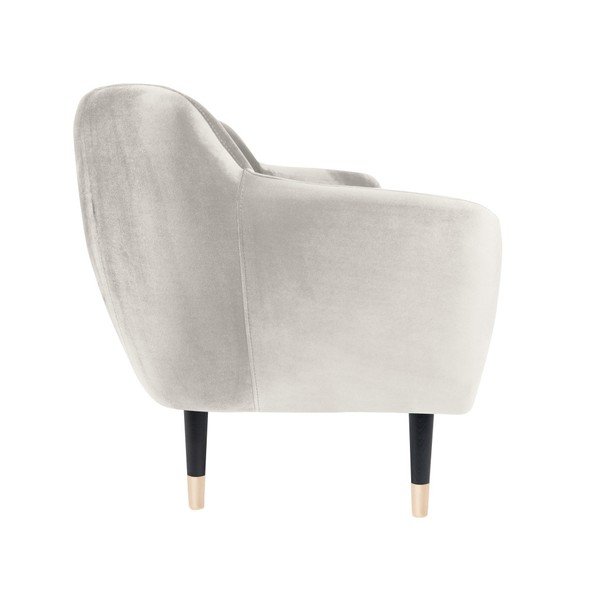 Krem kavč s črnimi nogami Mazzini Sofas Benito, 158 cm-image-3