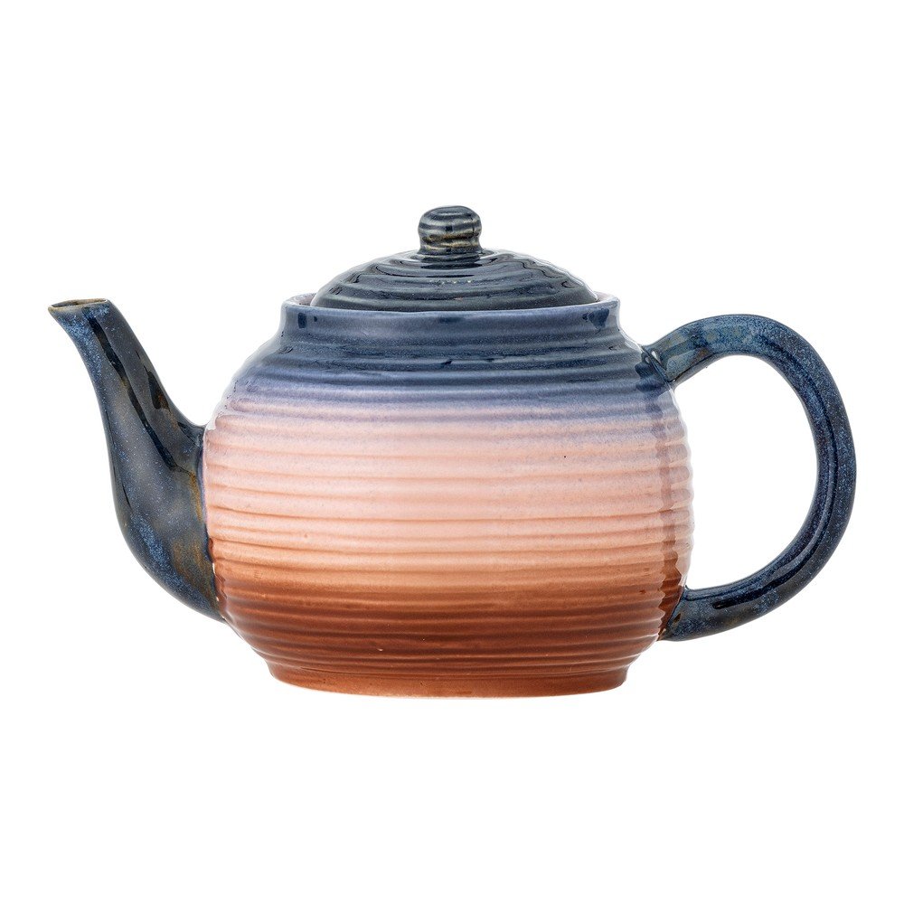 Moder/oranžen keramičen čajnik s cedilom 890 ml Tatum