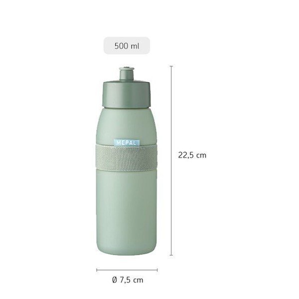 Črna plastična steklenica za vodo 500 ml Ellipse – Mepal-image-4