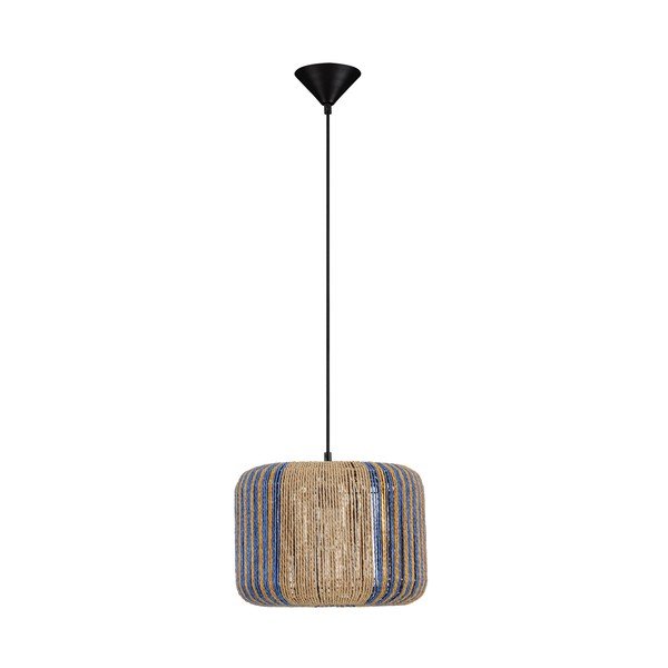 Modra/v naravni barvi viseča svetilka iz vrvi ø 33 cm Abby – Nova Luce