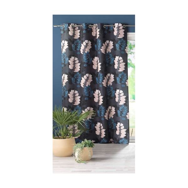 Temno modra zavesa 140x260 cm Belline – douceur d'intérieur-image-2