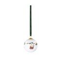 Porcelanast ročno poslikan okrasek za jelko ø 6 cm Hammershøi Christmas – Kähler Design
