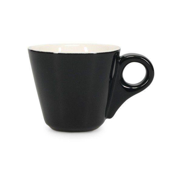 Črna porcelanasta skodelica za espresso 80 ml Barista – BonBistro