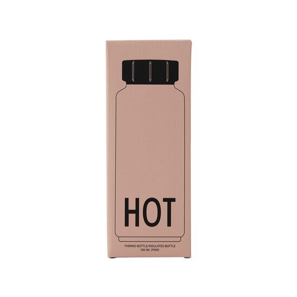 Roza termovka Design Letters Hot, 500 ml-image-2