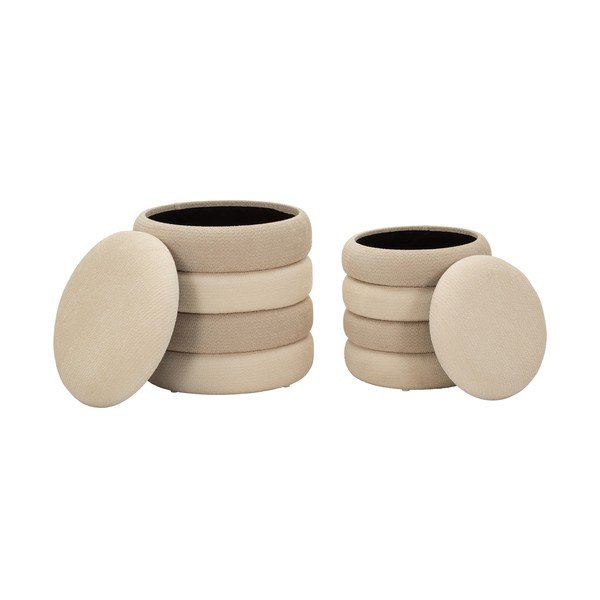 Kremno beli tabureji 2 ks Nordic Style – Mauro Ferretti-image-4