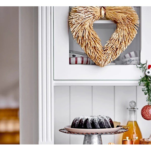 Bele/zelene lončene skledice z božičnim motivom v kompletu 2 ks 500 ml Jolly – Bloomingville-image-1