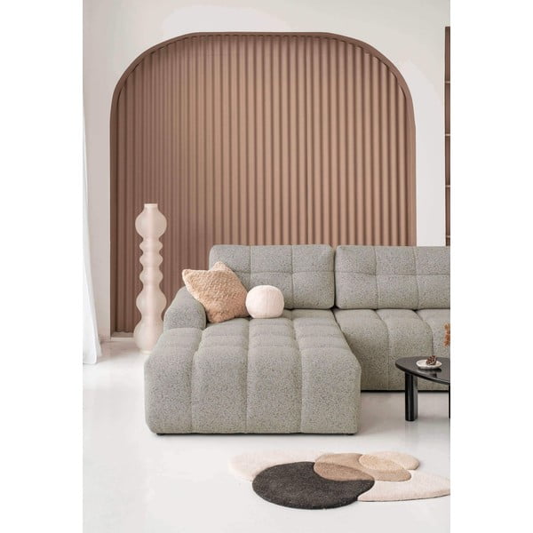 Svetlo rjava raztegljiva kotna sedežna garnitura s prostorom za shranjevanje (levi kot) Lulu – Miuform-image-3