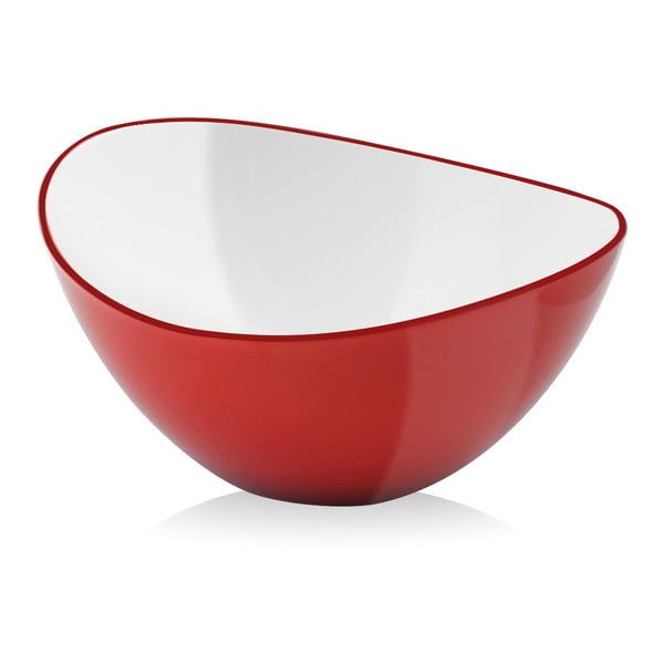 Rdeča skleda za solato Vialli Design, 16 cm