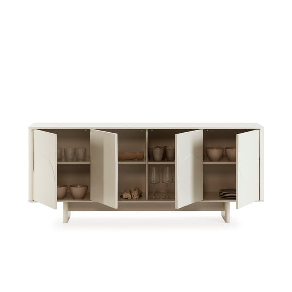 Kremno bela komoda 180x75x40 cm Solei – MOME-image-2