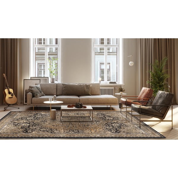 Volnena preproga v bakreni barvi 133x180 cm Ava – Agnella-image-1