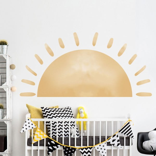 Otroška stenska nalepka 155x75 cm Watercolor Sun - Ambiance-image-4