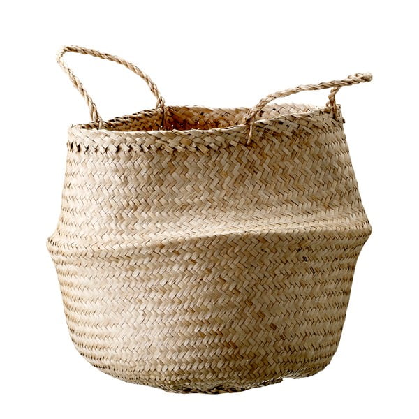 Košara za shranjevanje iz morske trave Bloomingville Basket, ø 40 cm