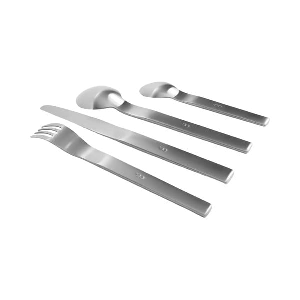 Pribor 24 ks iz nerjavečega jekla v srebrni barvi Boldi – FABINI