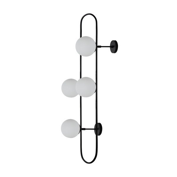Črna stenska svetilka Squid Lighting Elips, višina 124 cm-image-3