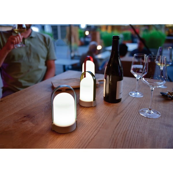 Bela LED zatemnitvena namizna svetilka (višina 15 cm) Uri – Remember-image-3