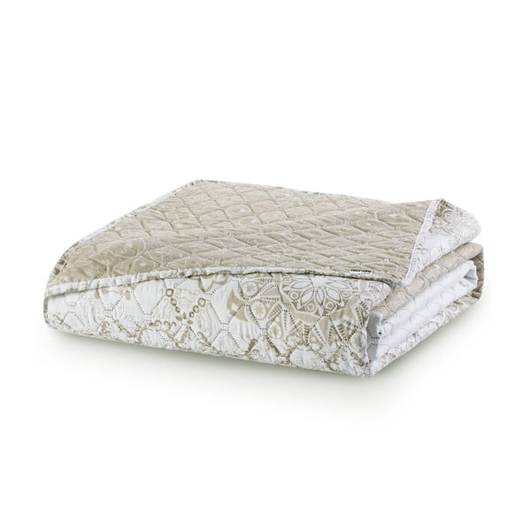 Bež obojestransko pregrinjalo iz mikrovlaken DecoKing Alhambra, 240 x 260 cm-image-2