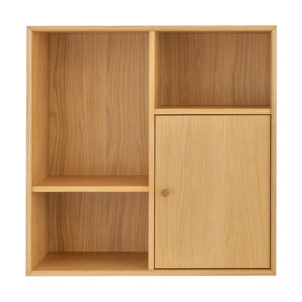 Sistem modularnih polic v hrastovem dekorju v naravni barvi 70x70 cm Z  – Tenzo-image-3