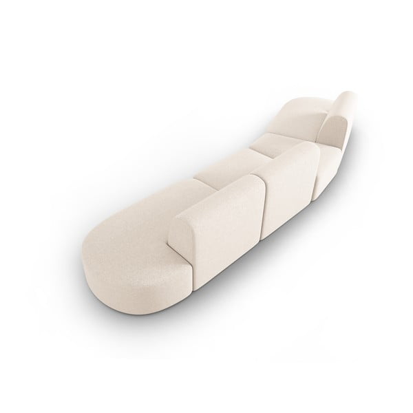 Bež sedežna garnitura 412 cm Shane – Micadoni Home-image-3