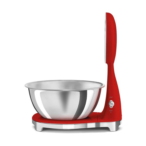 Rdeča plastična digitalna kuhinjska tehtnica – SMEG-image-2